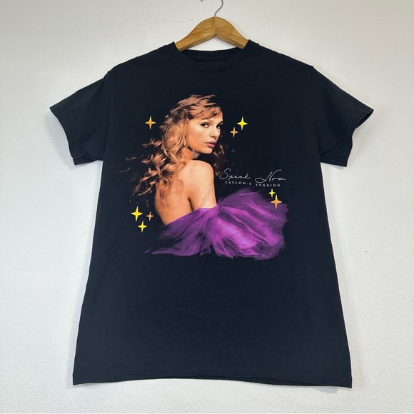 Taylor Swift Black and Purple SPEAK NOW Graphic Tee Taylor’s Version - Picture 2 of 9